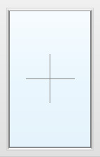 Окно одностворчатое глухое 650х650 мм