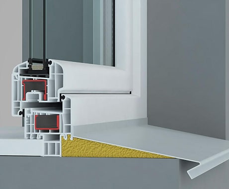 Монтаж оконного профиля