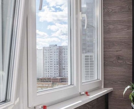 Установка блоков из пвх